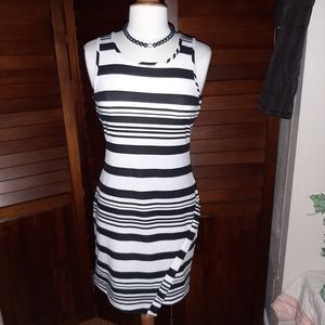 Banana Republic black and white dress